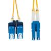 CablesAndKits LC to SC OS2 Singlemode Duplex Fiber Optic Patch Cable | 9/125m | Corning Glass | LSZH Jacket | Bend Insensitive | UPC Polish | 2.0mm Unibody | Yellow (25 m) view 4
