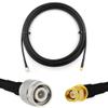 RANGEFUL 10m TNC Male to SMA Male Coaxial Cable  HF-240 Coax Bare Copper Low Loss Coax 50 Ohm PVC Jacket  0.3m 0.5m 1m 2m 3m 5m 7m 10m 12m 15m view 1