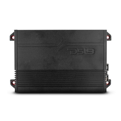 DS18 G700.2D Full-Range Class D 2-Channel Amplifier 700 Watts Max Power 2 Ohm Stable, Bridgeable at 4 Ohm - Low/High Level Inputs - Small and Powerful Car Amplifier for Stereo Sound Systems
