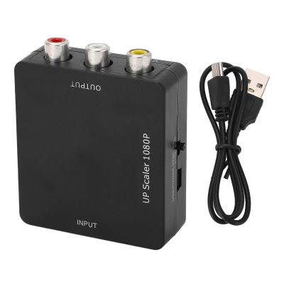 HD to AV Converter HD Multimedia Interface to AV Video Converter Splitter 1080P High Definition Composite Adapter