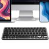 Macally Wireless Bluetooth Keyboard for Mac - Premium Multi Device Connectivity - Compatible Apple Keyboard for MacBook Pro/Air, iMac, Mac mini, iPad, Laptop, and PC view 1