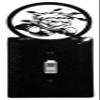 SWEN Products WICHITA STATE SHOCKERS Collegiate Metal Plate Cover (Single Switch Black) view 1