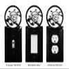 SWEN Products WICHITA STATE SHOCKERS Collegiate Metal Plate Cover (Single Switch Black) view 2