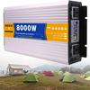 Power Inverter 3000W/4000W/5000W/6000W/8000W Pure Sine Wave Car Inverter DC 12V24V48V60V72V to AC 110V 220V230V Converter AC outlets, Dual Cooling Fans (8000W,72Vto110V) view 1