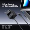 12V 2A Charger Fit for Gateway Laptop GWTC116-2BK GWTC116-2BL GWTN141-5BL GWTN141-5BK GWTN141-1BL GWTN141-1BK SAW30A-120-2000U GWTN156-11BK GWNC21524-BL GWTC116 GWTN141 GWNC21524 GWTN116 Power Cord view 3