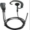 Pryme LMC-1EH31 Pro-Grade Commercial Lapel Mic w/Soft Earhook Earphone - Fits: Kenwood 1-Pin for NX-P500 Series view 1