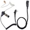 PRYME LMC-1AT-H3 Pro-Grade Surveillance Style Lapel Mic w/Acoustic Clear Tube Earphone - Hystera 2-Pin w/Locking Screw Series view 1