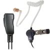 PRYME LMC-1AT-H3 Pro-Grade Surveillance Style Lapel Mic w/Acoustic Clear Tube Earphone - Hystera 2-Pin w/Locking Screw Series view 2