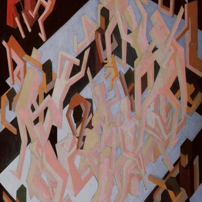 David Bomberg : Vision of Ezekiel : 1912 : Archival Quality Art Print