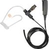 PRYME SPM-2305 2- Wire Surveillance Style Lapel Mic w/Acoustic Clear Tube Earphone - Fits Quick Disconnect Radio Adapters view 1