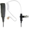 PRYME SPM-2305 2- Wire Surveillance Style Lapel Mic w/Acoustic Clear Tube Earphone - Fits Quick Disconnect Radio Adapters view 2