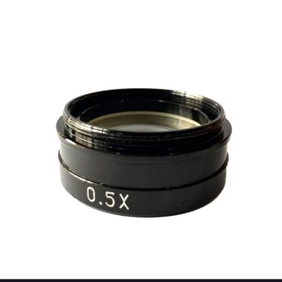 Lab Microscope Slides Optical Glass Monocular Industry Microscope 10A Attachment Lens M42 Thread 0.3X 0.5X 2X Microscopio Auxiliary Objective Lens Microscope Parts (Color : 0.5X)