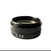 Lab Microscope Slides Optical Glass Monocular Industry Microscope 10A Attachment Lens M42 Thread 0.3X 0.5X 2X Microscopio Auxiliary Objective Lens Microscope Parts (Color : 0.5X) view 1