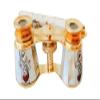 Binoculars Brass Opera Glasses Handmade Nautical Vintage Antique Unique Binoculars Engraved Design Mother of Pearl Binoculars view 2