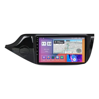 Android 12 Car Stereo for KIA CEED 2012-2016 9" Touchscreen in-Dash, with GPS Navigation, Bluetooth, WiFi/USB Tethering, Fm/Am, Wireless Carplay, Wireless Android Auto