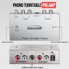 Jancane Phono Turntable Preamp, Phono Preamp for Turntable, Record Play, Phonograph Preamplifier with RCA Input, RCA/TRS Output, Phono Preamp with Power Switch and 12 Volt DC Adapter view 2