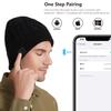 BORAYDA Bluetooth Beanie, Bluetooth 5.2 HD Stereo,30 Hours Play time,Built-in Microphone, Men's/Women's Christmas Electronic Gift (Black) view 4