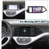 9" Touchscreen in-Dash Android 12 Car Stereo for KIA Morning 2011-2017, with GPS Navigation, Bluetooth, WiFi/USB Tethering, Fm/Am, Wireless Carplay, Wireless Android Auto view 2
