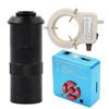 60MP 2K 1080P HDMI USB Industrial Electronic Digital Video Microscope Camera & 100X C-Mount Lens Whit 56-LED Adjustable Ring Light - Blue view 1