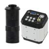 2 In 1 AV USB VGA Industrial Electronic Digital Microscope Camera & 100X C-Mount Lens For PCB Soldering Repair view 1