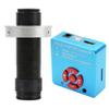60MP 2K HDMI USB Industrial Electronic Digital Video Microscope Camera & 120X C-Mount Lens - Blue view 1