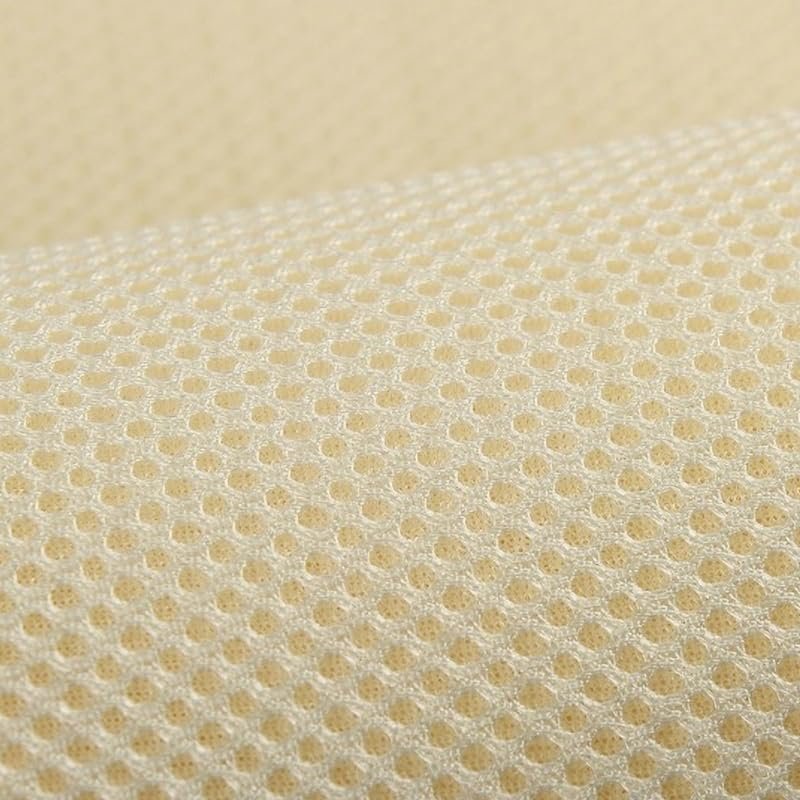 1MX1.6M Breathable Speaker Mesh Cloth Dustproof Soundproof Net Handmade DIY Upholstery Cloth Radio Acoustic Protective Cloth (Beige)