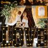 Pooqla 3 FT Marquee Light Up Letters, Black Marquee Letter Lights 3 Feet Tall, Giant LED Sign Big Mosaic Letters for Balloons Birthday Party Anniversary Wedding Decorations, Warm White Y view 3