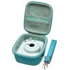 LTGEM Case Compatible with Fujifilm Instax Mini 12/11 / 10/9 / 8/7 / 7+ Instant Camera and FUJIFILM Instax Mini Instant Flim with Shoulder Strap, Mint Green(Case Only) view 1