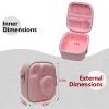 LTGEM Case Compatible with Fujifilm Instax Mini 12/11 / 10/9 / 8/7 / 7+ Instant Camera and FUJIFILM Instax Mini Instant Flim with Shoulder Strap, Pink(Case Only) view 3