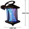 FidemM Light LED Barber Shop Pole Salon Light Outdoor Retro Bronze Rotating & Illuminated 90cm Length Light LED Red White Blue Stripes Wall Lamp view 2