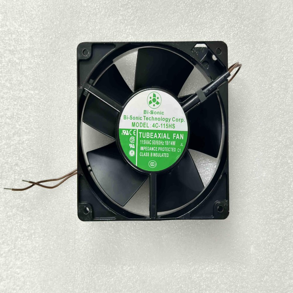 4C-115HS AC 115V 18/14W 50/60Hz 120x120x38mm 2-Wire Cooling Fan