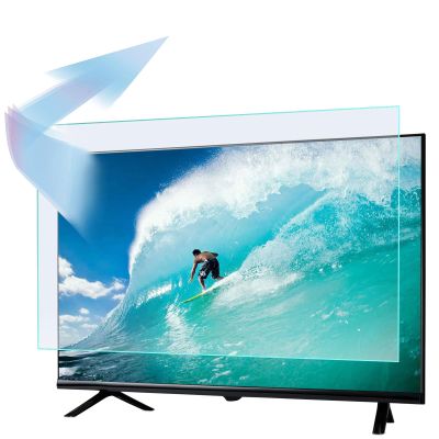 AIZYR Anti-Glare Anti-Blue Light TV Screen Protector Filter, Outdoor/Indoor Frosted Matte Anti Glare Blue Light Blocking & Anti Scratch Screen Protector for 37-52 Inch,37inch (L819W460mm)