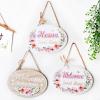 NANZU Wooden Door Number Pendant Double-Sided Shop Decoration Door Number Home Decoration Hanging Welcome Sign view 2