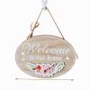 NANZU Wooden Door Number Pendant Double-Sided Shop Decoration Door Number Home Decoration Hanging Welcome Sign view 3