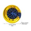 Cable Organize Tool,Wire Comb,Wire Organizing Tool,Network Cable,Cable Organizing Kit,Category 5/6 Universal Cabling Cable Management Tool,Prevent Entanglement Carding(Yellow+Blue) view 4