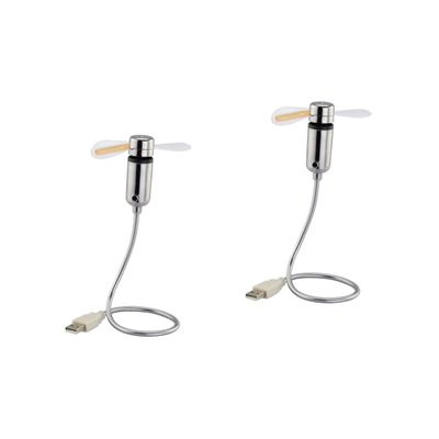Gatuida 2pcs -powered Flexible Fan for Pc Mini Desk Fan Office Gadgets for Home