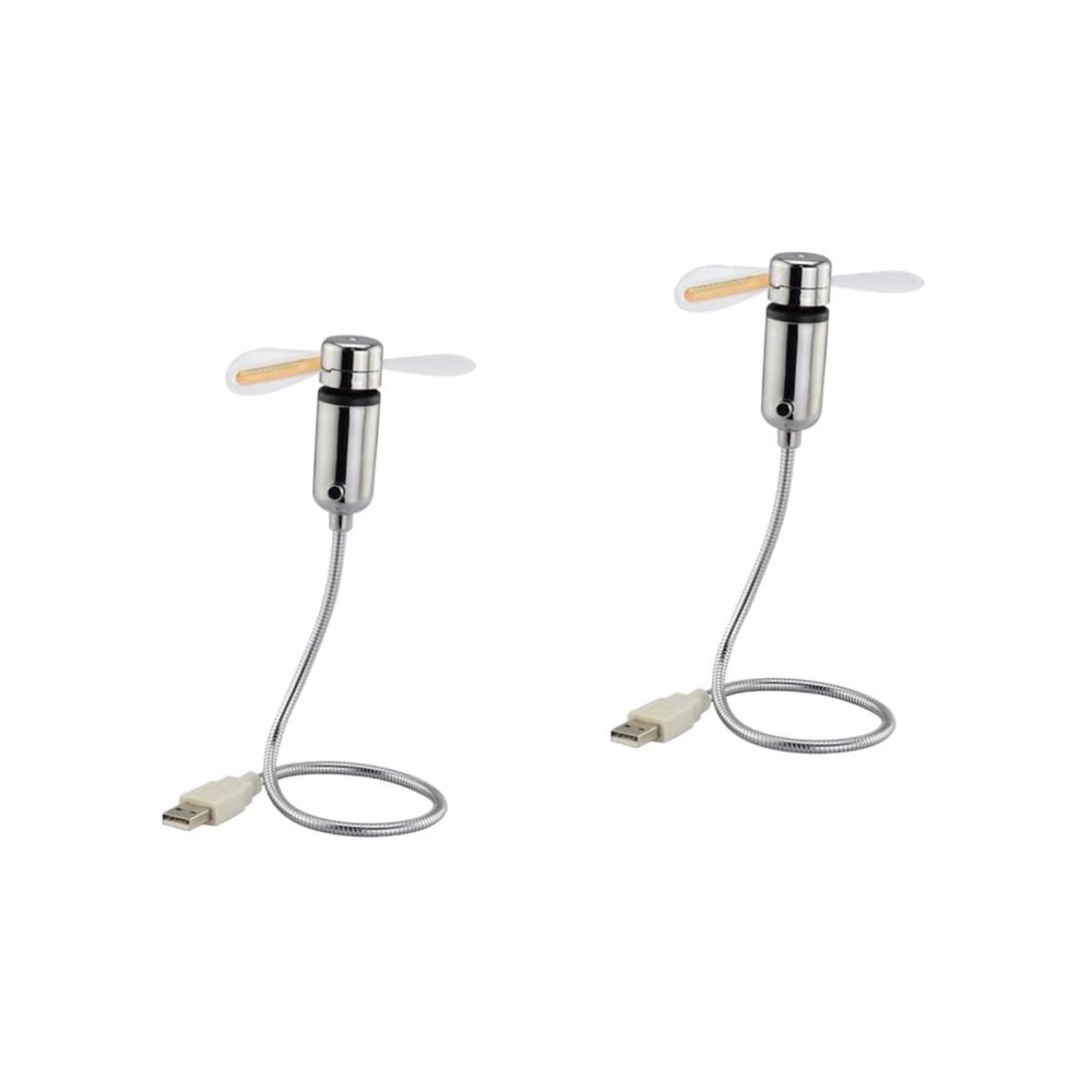 Gatuida 2pcs -powered Flexible Fan for Pc Mini Desk Fan Office Gadgets for Home