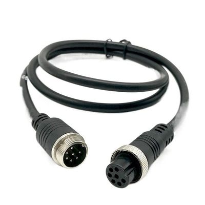 GatherTOOL M16 2pin 3p 4p 5Pin GX16 6pin Male to Female Aviation Video Extension Connect Cable 1M-10M for Car Camera System (Color : 2Pin, Size : 2m)