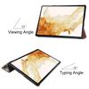 Gylint Case for Samsung Galaxy Tab S9+ 2023, Folding Folio Ultra-Thin PU Leather Stand Case Cover for Galaxy Tab S9 Plus SM-X810 / X816 / X818 Flower view 2