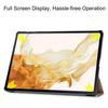 Gylint Case for Samsung Galaxy Tab S9+ 2023, Folding Folio Ultra-Thin PU Leather Stand Case Cover for Galaxy Tab S9 Plus SM-X810 / X816 / X818 Flower view 3