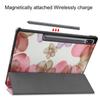 Gylint Case for Samsung Galaxy Tab S9+ 2023, Folding Folio Ultra-Thin PU Leather Stand Case Cover for Galaxy Tab S9 Plus SM-X810 / X816 / X818 Flower view 4