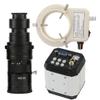 3 In 1 AV USB VGA Industrial Electronic Digital Microscope Camera & 200X C-Mount Lens Whit 56-LED Adjustable Ring Light For PCB Soldering Repair view 1