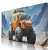 Stitched Edge, Non-Slip Rubber Base Moon Rover Printed Mouse Pad 35.5 x 16 Inch, Ideal for Gamers & Office Work view 1
