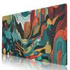 Surreal Landscape Themed Large Gaming Mouse Pad 35.5 x 16 Inch, Waterproof, Stitched Edges, Perfect for Esports and Office view 1