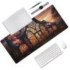 Barn Themed Large Gaming Mouse Pad 35.5 x 16 Inch, Waterproof, Stitched Edges, Perfect for Esports and Office view 2