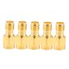 ViaGasaFamido SMA Adapter, 5pcs Coaxial Terminators SMA Male to RP SMA Female RF 50ohm Coaxial Connector Adapter Set, Electronics Cable Connectors view 1