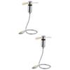 ABOOFAN Pcs Flexible Fan Portable Fan Rechargeable Battery Led Light for Home Office Travel view 1