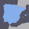 Spain Portugal GPS Map for Garmin Devices view 1