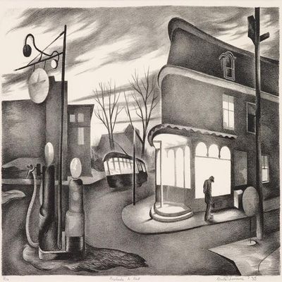 BENTON MURDOCH SPRUANCE : Prelude to Rest : 1935 : Archival Quality Art Print