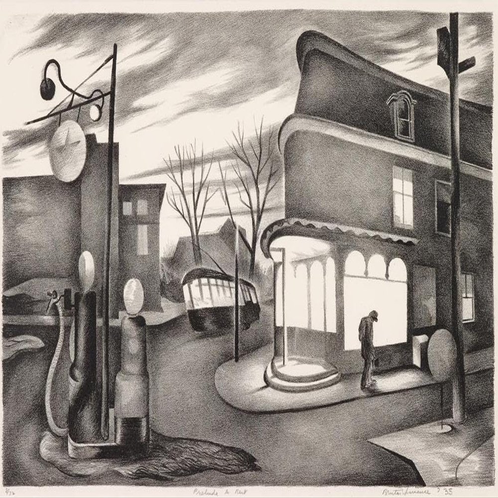 BENTON MURDOCH SPRUANCE : Prelude to Rest : 1935 : Archival Quality Art Print